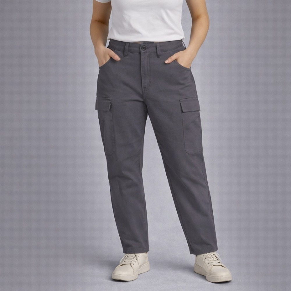 Lululemon Light Utilitech Caro Pants Cargo Pocket High Rise  Women's Sz‎ 32 Gray